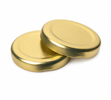 38mm Gold Standard Twist-Off Caps | Roll Thread Metal Jar Lids