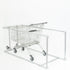 Mobile Shopping Trolley Bay – Galvanised Steel Trolley Park, 1.8m x 0.72m