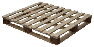 One-Time Wooden Pallet 1200 × 1000 × 136 mm – ISPM 15 – 750 kg Dynamic Load