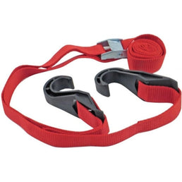 Sack Truck Load Retaining Strap with Hooks, 250kg Capacity - 25mm x 2m