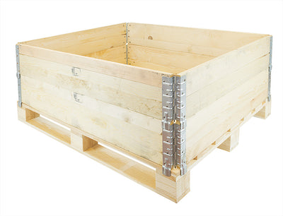 Wooden Pallet Collar 1200 x 1000 x 200mm – 4 Hinge Stacking Frame | Export Ready