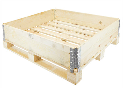 Wooden Pallet Collar 1200 x 1000 x 200mm – 4 Hinge Stacking Frame | Export Ready