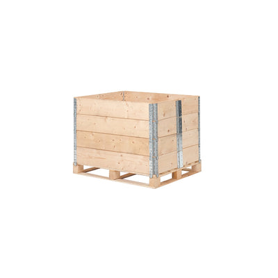 Wooden Pallet Collar 1200 x 1000 x 200mm – 6 Hinge Heavy Duty Folding Frame