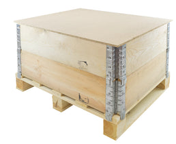 Chipboard Pallet Collar Lid 800 x 600 x 9mm – Particle Board Cover with 2 Fixing Battens