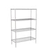 Zinc Wire Shelving – Static Unit 1590mm High | 4 Tier Heavy Duty Storage Rack