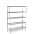 Stainless Steel Wire Shelving – Static Unit 1800mm High, 5 Tier, Catering & Hospital Grade