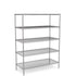 Stainless Steel Wire Shelving – Static Unit 1800mm High, 5 Tier, Catering & Hospital Grade