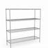 Stainless Steel Wire Shelving – Static Unit 1650mm High, 4 Tier, Catering & Hospital Grade