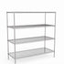 Stainless Steel Wire Shelving – Static Unit 1650mm High, 4 Tier, Catering & Hospital Grade