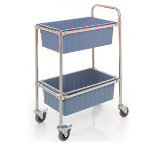 2 Tier Trolley with 37 Litre Nesting Box Containers
