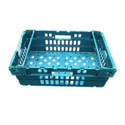 Second Hand 35L Bale Arm Crate – Green | Refurbished Stackable Storage Crate