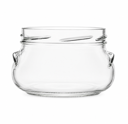 640ml Porzione Twist Neck Glass Jar