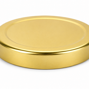 48mm Gold Twist-Off Metal Caps for Glass Jars & Bottles