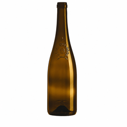 Anjou Ecusson Ecova 75cl Antique Green Glass Wine Bottle – Lightweight Cork Finish