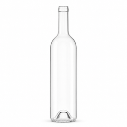 Bordelaise Alliance V2 75cl Flint Glass Bottle – Cork Finish