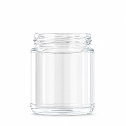 309ml Flint Glass Food Jar – 229g – White Flint Glass