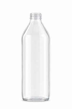 575 ml flintinio stiklo acto butelis – 28 mm varžtinis dangtelis
