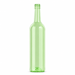750ml Green Glass Bordeaux Wine Bottle – 30mm Screw Top