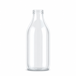 1 Pint (568ml) Glass Milk Bottles – Foil Cap Finish | Pallet of 1,218 Units