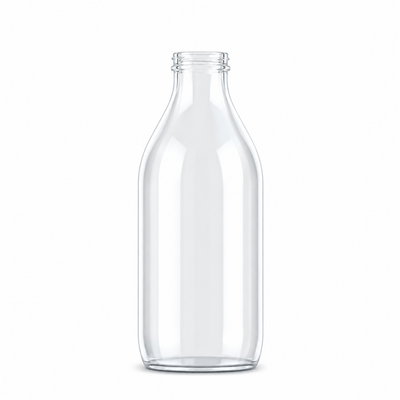 1 Pint (568ml) Glass Milk Bottles – Foil Cap Finish | Pallet of 1,218 Units