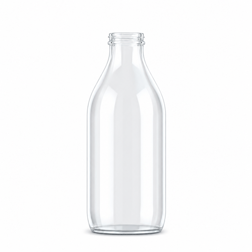 1 Pint (568ml) Glass Milk Bottles – Foil Cap Finish | Pallet of 1,218 Units