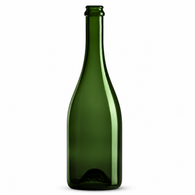 Crus de France Ecova 75cl Green Auv Glass Bottle – Crown Finish