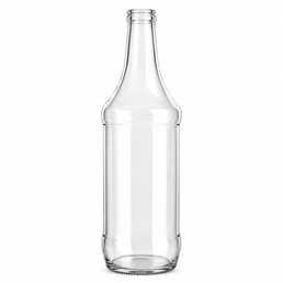 SIROLIERE 100cl Flint Glass Bottle – G138 Verplast Finish