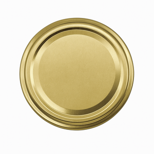 63mm honey gold metal twist-off cap for glass jars