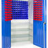 Louvred Panel 2000mm Small Parts Cabinet with Bin Kit | Lockable Storage Unit with Bins Included