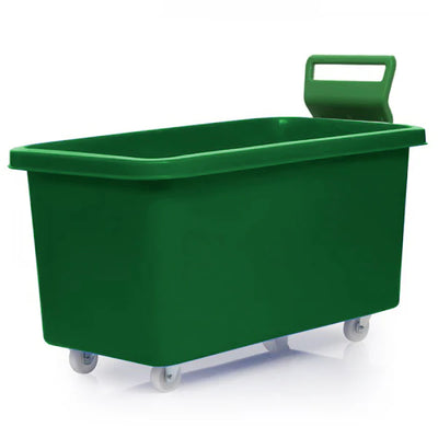 450 Litre Moulded Truck with Handle – Large Food Approved Mobile Truck