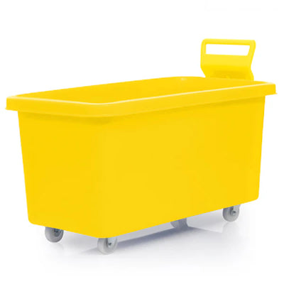 450 Litre Moulded Truck with Handle – Large Food Approved Mobile Truck