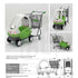 100L Shopping Trolley with Ride-In Kids Car - AB Range
