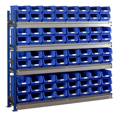 Single Longspan Extension Kit with Bin Kits | Heavy-Duty Small Parts Storage