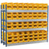 Double Longspan Starter Kits | Mild Steel Storage Shelving with Small Parts Bins