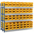 Double Longspan Extension Kits | Mild Steel Storage Shelving with Small Parts Bins