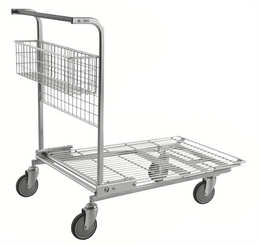 Volume Trolley with Basket – Stackable Platform Trolley | 200kg Capacity