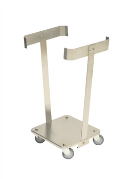 Stainless Steel Sack Rack – Fully Welded – C3 – 350 × 350 × 800 mm – For 60 Litre Bags