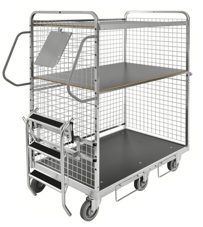 Modul 600 Picking Trolley – Electrogalvanised Flex Cart – 600kg Capacity (1295 × 810 × 1700 mm)