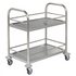2-Plane Stainless Steel Trolley – C2 – Preschool Version (700 × 400 × 780 mm)