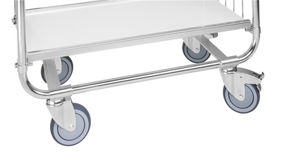 Series 8000 Shelving Trolley – Electrogalvanised Flex Cart – 250 kg Capacity (1395 × 470 × 1120 mm)
