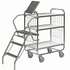 Series 8000 Shelving Trolley – Electrogalvanised – 250 kg Capacity (1395 × 470 × 1120 mm)