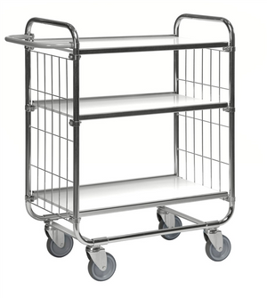 Series 8000 Shelving Trolley – Electrogalvanised Flex Cart – 250 kg Capacity (1195 × 470 × 1120 mm)