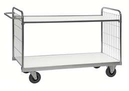Series 9000 Shelving Trolley – Heavy-Duty Electrogalvanised – 300 kg Capacity (1390 × 650 × 1025 mm)