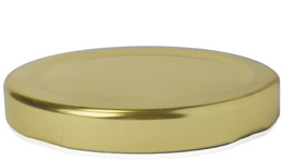 48mm Gold Twist-Off Caps – Metal Airtight Lids for Jars & Bottles