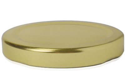 48mm Gold Twist-Off Caps – Metal Airtight Lids for Jars & Bottles