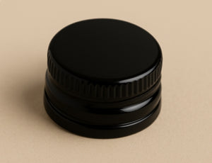22R3 Black Urea Caps with PVDC Wad – Precision Sealing with Classic Style