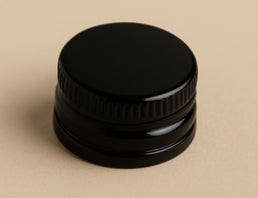 22R3 Black Urea Caps with PVDC Wad – Precision Sealing with Classic Style