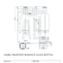 100ml Glass Frantoio Marasca Oil Bottle (Screw Neck)