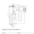 100ml Platin Tall Glass Oil Bottle (Cork Opening)