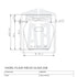 106ml Plain Orcio Glass Jar